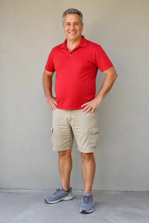 Sample photo of an adult, face clear