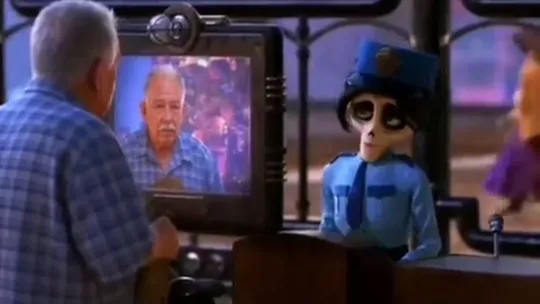 This scene: The checkpoint