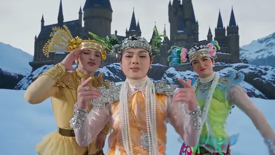 This scene: The horse dance